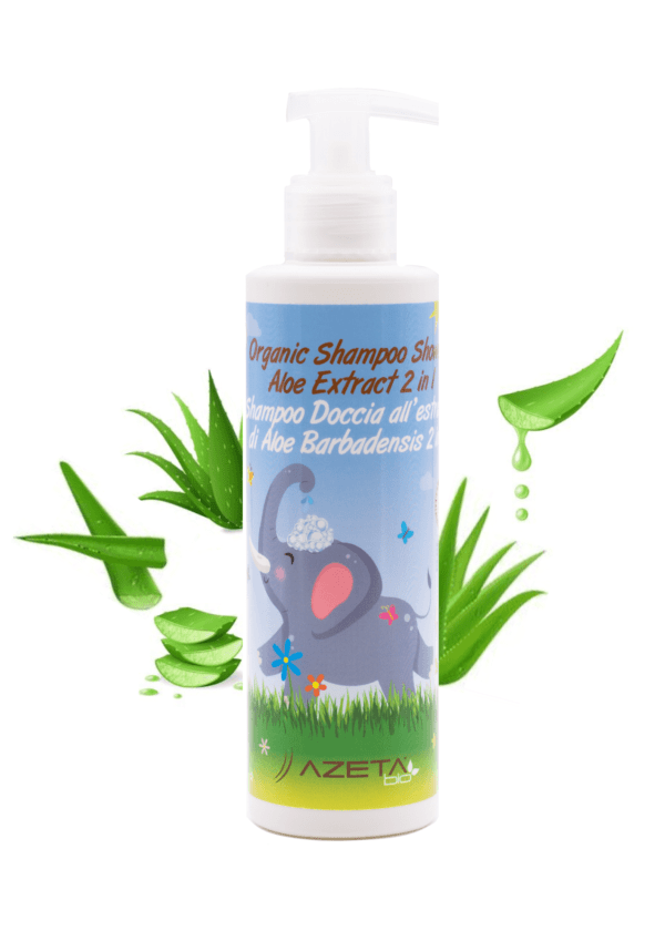 Organic Baby Shampoo 2 in 1 Aloe Extract | (200 ml)